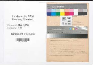 Entnazifizierung Hermann Lambracht , geb. 10.06.1893 (Lehrer)