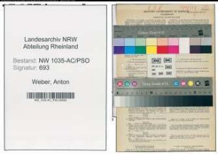 Entnazifizierung Anton Weber , geb. 31.05.1901 (Schmied)