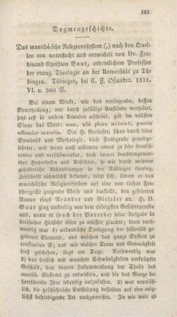 123-131 Dogmengeschichte