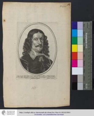 Abraham Keyser I. U. D. Celsiss. et Illustriss. Princ. ac Dn. D. Adolphi Friderici Duc Megapolit. etc Consil. intim. et pro tempore ad Comitia Pacificatoria Legatus / P. Aubry excud.