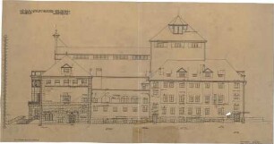 Fischer, Theodor; Heilbronn; Stadt-Theater - Ostseite (Ansicht)