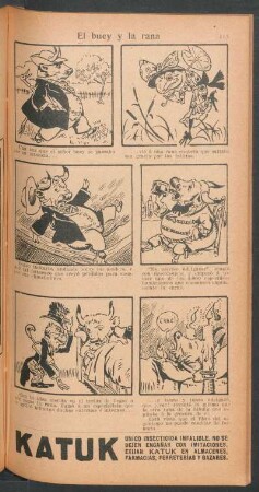 El buey y la rana - [Cómic]