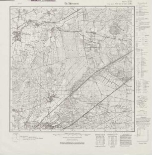 2723 (alte Nr.: 1295) Gr. Sittensen, Meßtischblatt (4cm - Karte)
