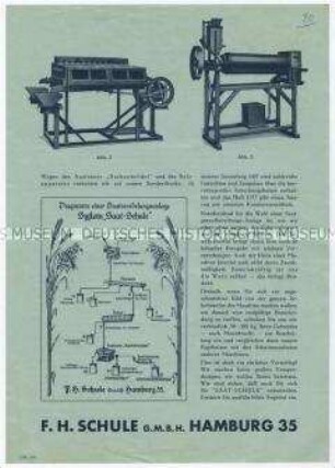 Transmissionsgetriebene Saatgutreinigungsmaschine