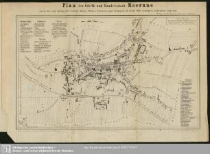 Plan der Fabrik- und Handelsstadt Meerane