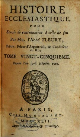 Histoire Ecclesiastique. 25, Depuis l'an 1508. jusqu'en 1520.