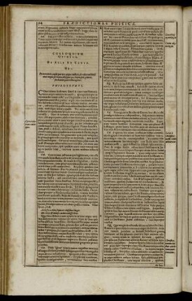 Colloquium Quintum. De Aula Et Caula.
