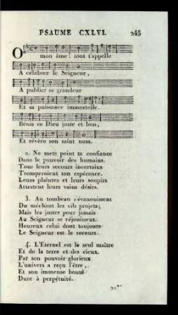 Psaume CXLVI.