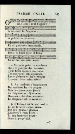 Psaume CXLVI.
