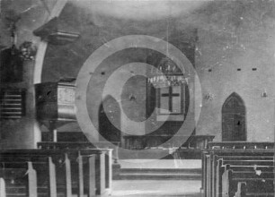 Langhaus und Chor der Kirche Rodenpois