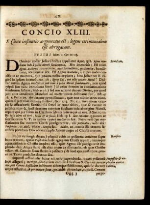 Concio XLIII.