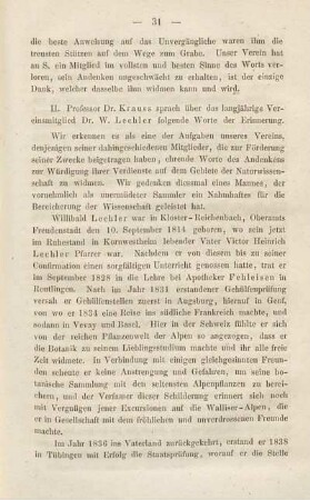 Nekrolog auf Dr. Lechler