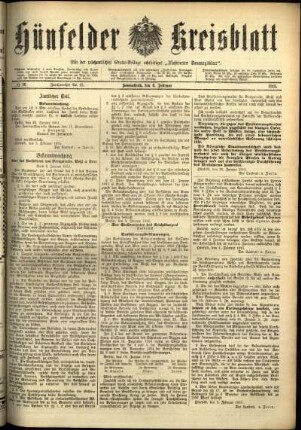 Ausgabe vom Samstag, den 06. Februar 1915.