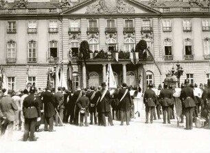 Verfassungstag 1929 (während der Rede des Staatspräsidenten Dr. Schmidt)