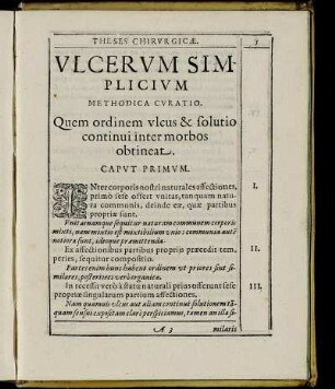 Caput Primum. - Caput Quartum.