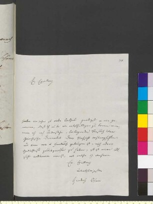Brief von Osann, Friedrich Gotthilf an Goethe, Johann Wolfgang von
