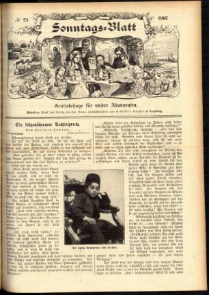 Ausgabe vom Sonntag, den 16. Juni 1907.