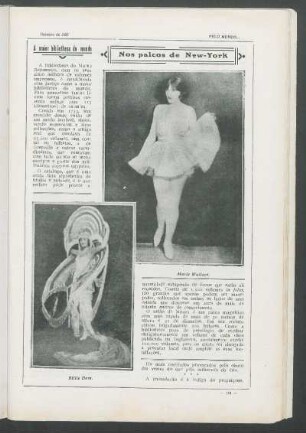 Nos palcos de New-York : Marie Wallace [e] Billie Dove