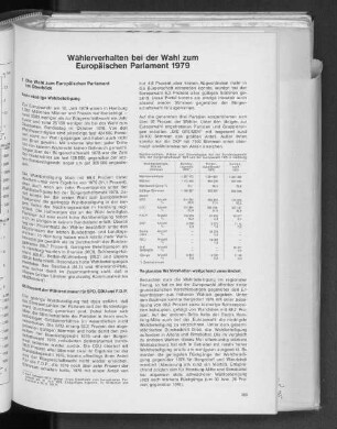Wahlberechtigte, Wähler und Stimmabgabe bei der Bundestagswahl 1976, der Bürgerschaftswahl 1978 und der Europawahl 1979 in Hamburg