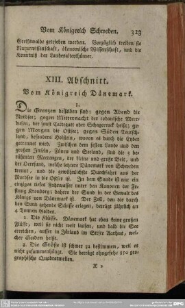 XIII. Abschnitt. Vom Königreich Dänemark