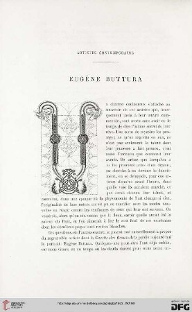 15: Eugène Buttura : artistes contemporains