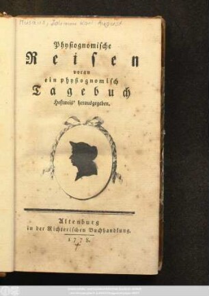 H. 1: das Tagebuch mit Zubehör