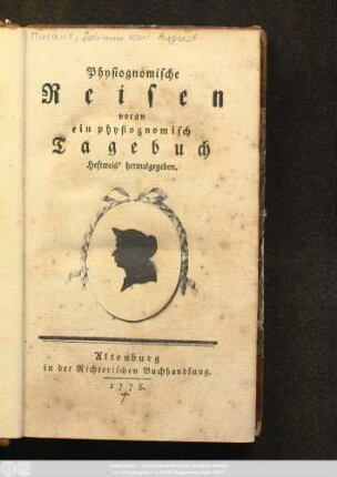 H. 1: das Tagebuch mit Zubehör
