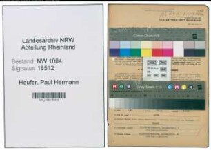 Entnazifizierung Paul Hermann Heufer , geb. 31.12.1912 (Kaufm.Angestellter)