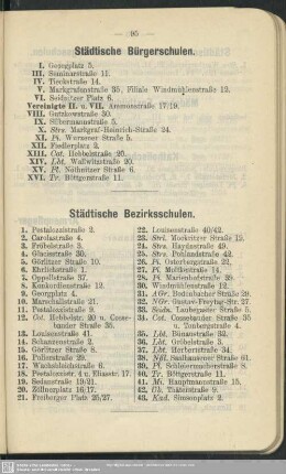 Städtische Bezirksschulen