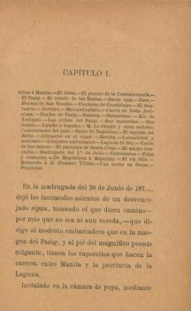 Capítulo I. Adios á Manila. - ...