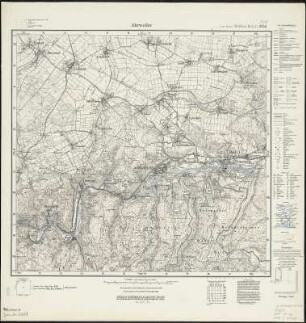 Meßtischblatt 3156 : Ahrweiler, 1932 : Ahrweiler. - Hrsg. 1895, bericht. 1932. - 1:25000. - [Berlin]: Reichsamt für Landesaufnahme, 1932. - 1 Kt.