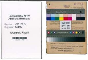 Entnazifizierung Rudolf Gruettner, geb. 11.07.1908 (Buchhalter)