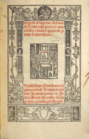 Operu[m] Origenis Adama[n]tii Tomi ... : cum tabula et indice generali, p[ro]xime sequentibus, 1/2