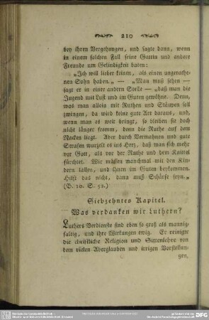 Siebzehntes Kapitel. Was verdanken wir Luthern?