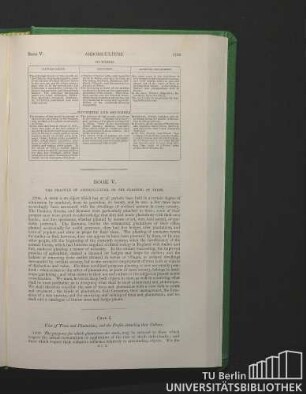 Book V. The practice of arboriculture, or the planting of trees.