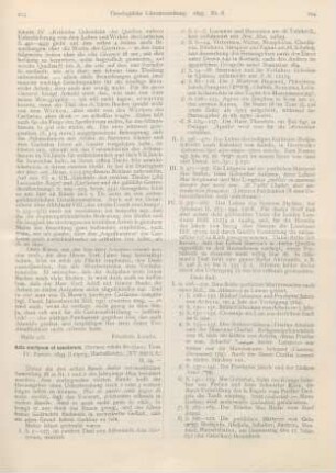 213-215 [Rezension] Acta martyrum et sanctorum. Tom. 4