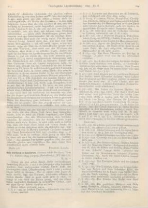 213-215 [Rezension] Acta martyrum et sanctorum. Tom. 4