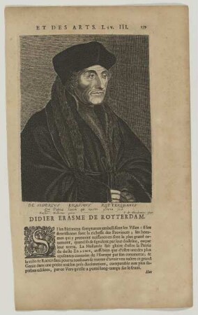 Bildnis des Desiderivs Erasmvs Rotterodamvs