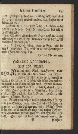 Lob- und Danklieder