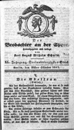 43. Stueck, 25. Oktober 1841