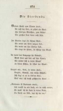 Die Sterbende