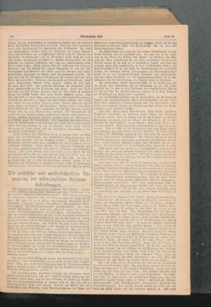 ¬Die¬ politische und weltanschauliche Bedeutung der pädagogischen Reformbestrebungen