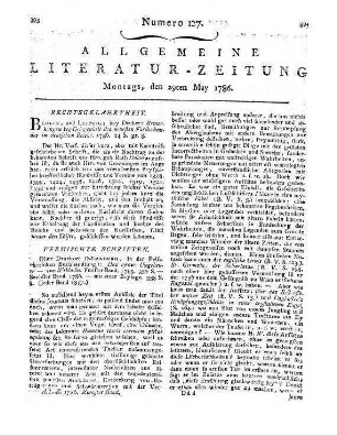 Das graue Ungeheur. Bd. 5-6. [Hrsg.] von W. L. Wekhrlin [Nürnberg: Felsecker] 1785-86