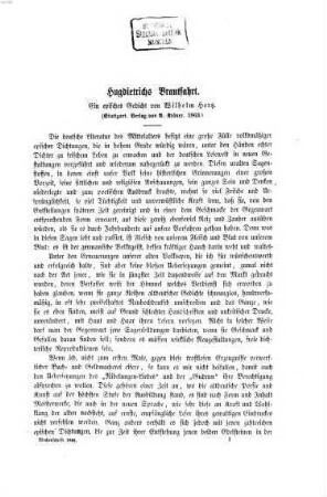 Österreichische Wochenschrift für Wissenschaft und Kunst. 1. 1863