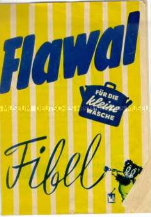 Werbeheft für das Waschpulver Flawal