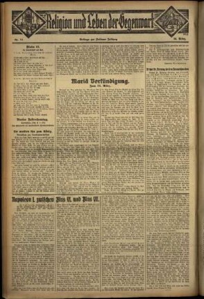 Zweite Ausgabe vom Sonntag, den 26. März 1933.