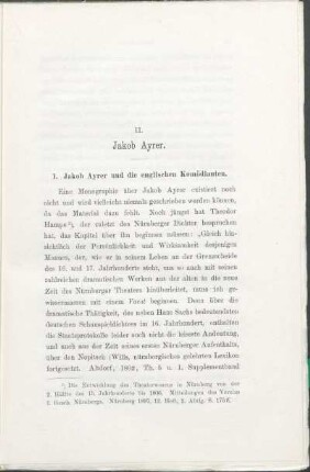 II. Jakob Ayrer.