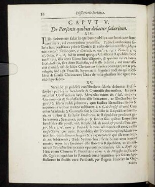 Caput V. De Personis quibus debetur salarium.