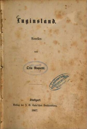 Luginsland : Novellen