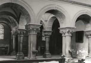 Aschaffenburg, Stiftkirche : Aschaffenburg. Stiftskirche Sankt Peter und Alexander (1101/1200 begonnen). Vorhalle